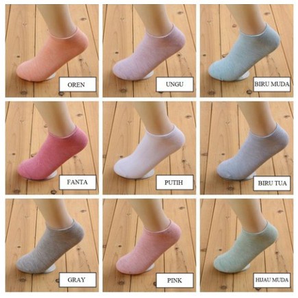 ✅Grosir Jam Senen - K272 Kaos Kaki Ankle Cute / Kaos Kaki Semata Kaki / Socks / Short Socks/ Sepat