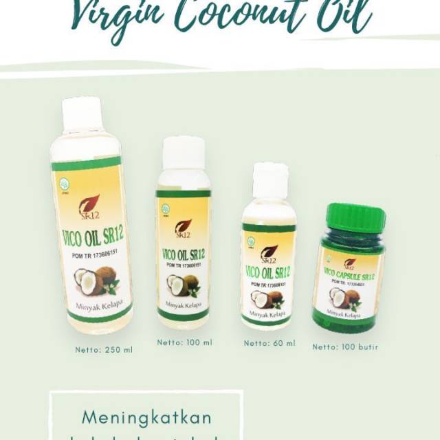 

VCO (virgin coconut oil)