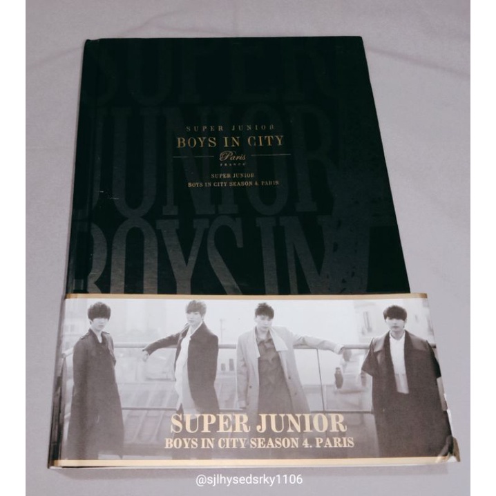 Photobook SUPER JUNIOR Boys in City - Paris