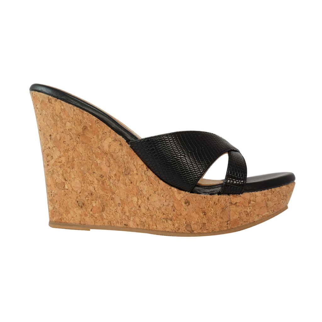 Stefania Baldo Charlotte Wedges Black