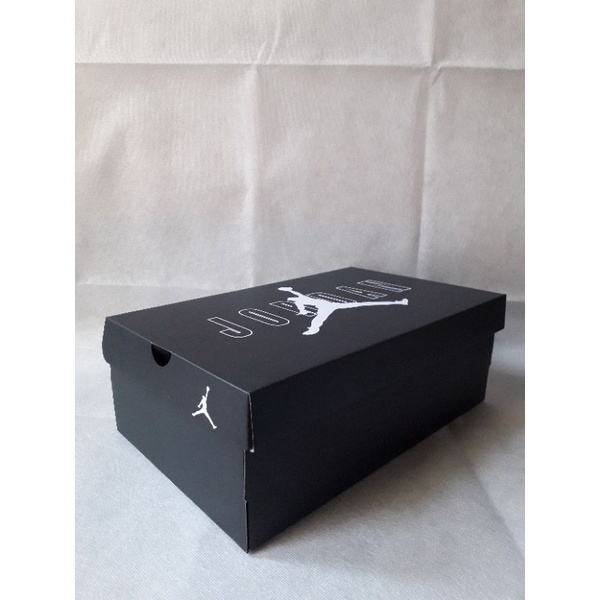 Dus / Kardus / Box / Inner Box / Tempat Sepatu JORDAN JUMPMAN BLACK  DUPLEX GLOSSY