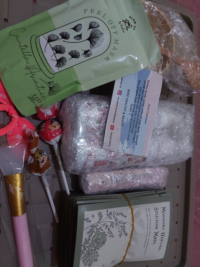 Mangkok Masker Kayu Set