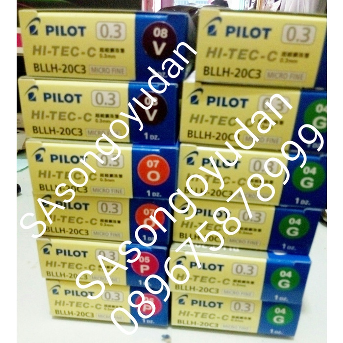 

Pulpen Pilot Hitec-C 0, 3Mm Hitec Pilot Khusus Warna Selain Htm&Biru