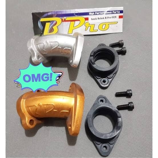 Intake B PRO RACING SPEK RACE Uk uran karbu rator 28 mm Bebek UNIVERSAL JUPITER MIO GRAND SMASH