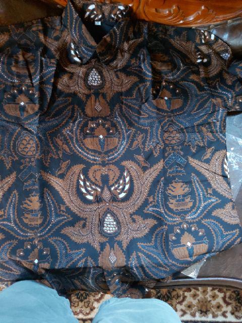 Pradhifta Kemeja Batik Pria Lengan Panjang Batik Pria Lengan Panjang Kemeja Batik Pria By Gba