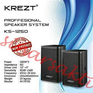 Murah Speaker Pasif Krezt KS 1250 ( 12 inch ) ORIGINAL