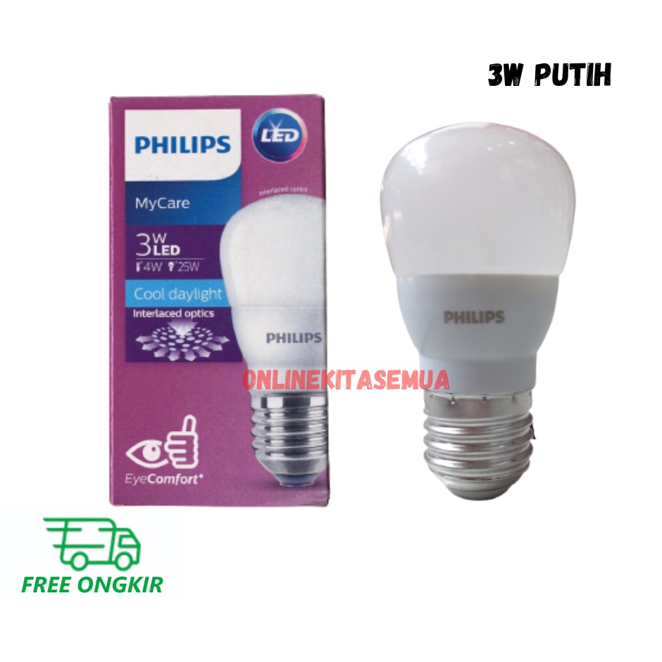 Lampu Bohlam Led Bulb PHILIPS MYCARE SNI Putih 6500K