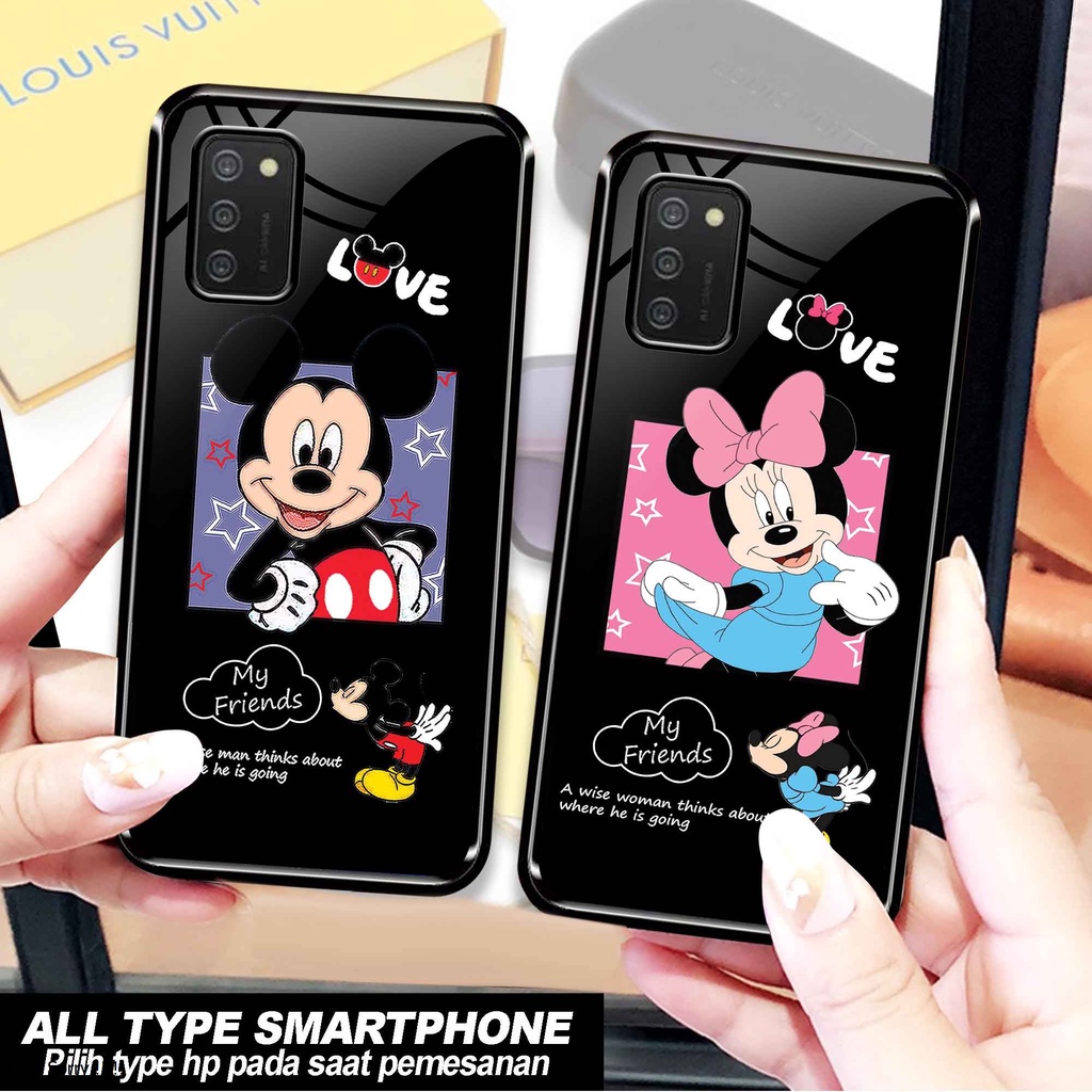 Case REALME 2 REALME 3 REALME 5 5PRO REALME 6 6 PRO REALME C17 7i REALME 8 8PRO Motif COUPLE AESTHET