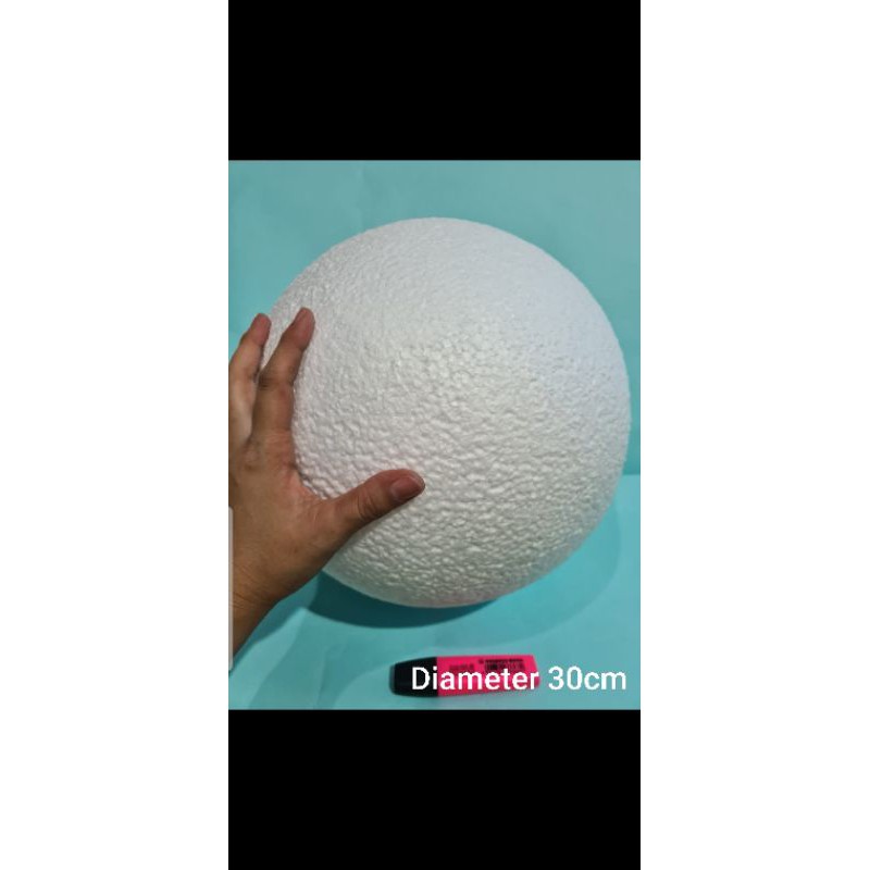 Diameter 30cm Bola Gabus Styrofoam Ball
