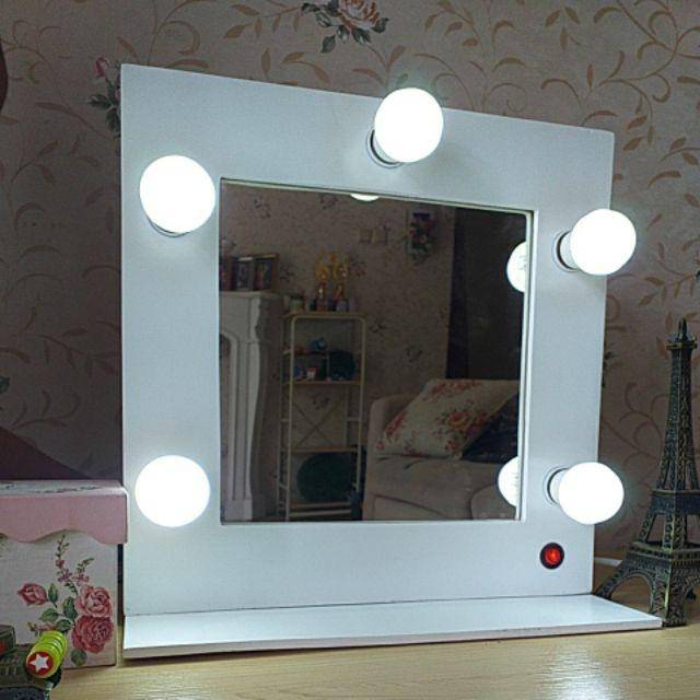 Vanity Mirror Uk 40x40 Shopee Indonesia