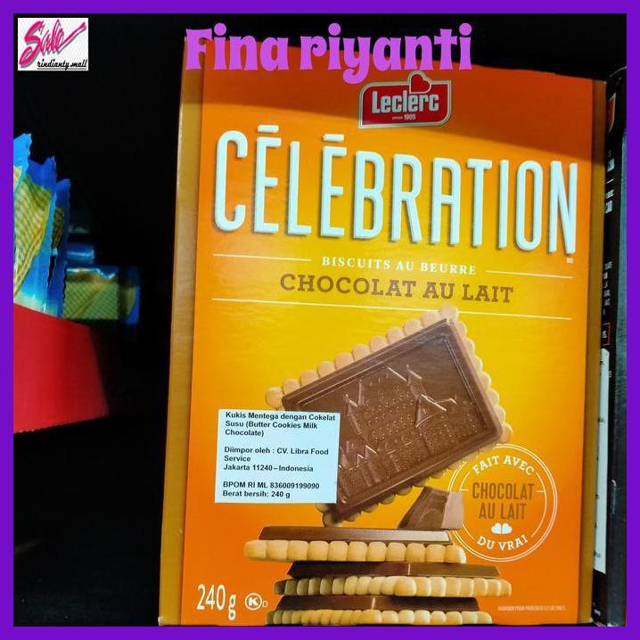 

RETLEMCOKLAT- LECLERC ELEBRATION CHOCOLATE AU LAUT 240G -ASLII.