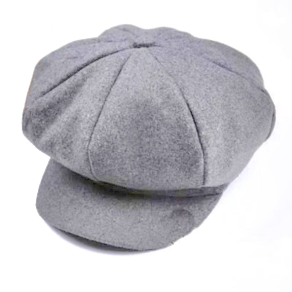 Topi Newsboy 1 - 3 Tahun Maxkenzo Zilvia Store Topi Anak BerKualitas-Abu