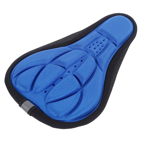 COD Cover Jok Sadel Sepeda Sporty Silicone &amp; Sponge - Biru