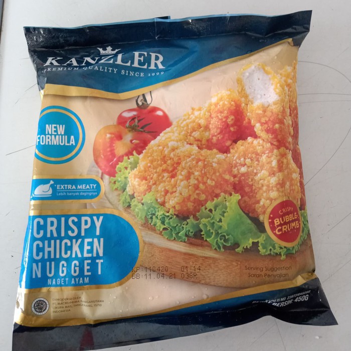 

Kanzler Nugget / Naget Chicken Crispy 450 Gr