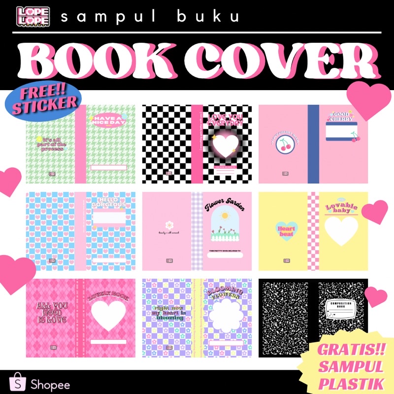 

[READY LANGSUNG KIRIM]‼️[DESKRIPSINYA DIBACA YAAA~][B5] BOOK COVER AESTHETIC | SAMPUL BUKU AESTETIK | SAMPUL BUKU B5 | GRATIS STIKER | GRATIS SAMPUL PLASTIK | AESTHETIC BOOK | BOOK COVER | SAMPUL BUKU SEKOLAH