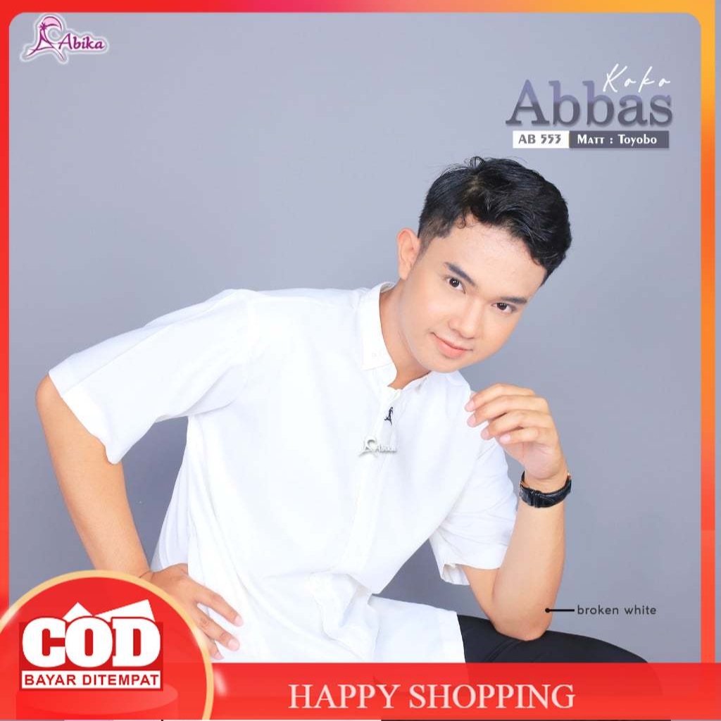 KOKO DEWASA ABBAS  ABIKA| BAJU PRIA LENGAN PENDEK TERBARU KEKINIAN  KEMKO TOYOBO FASHION MUSLIM DEWA