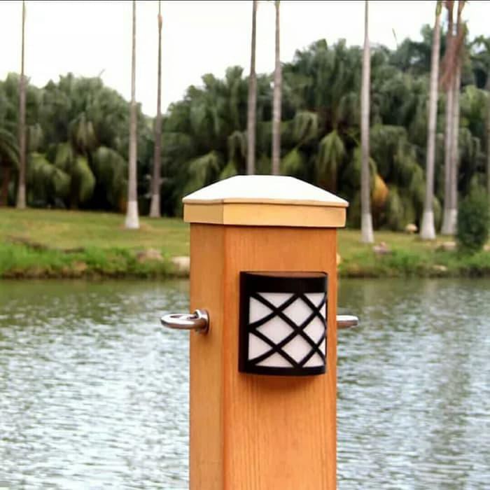 Lampu pagar taman atau Emergency tenaga surya