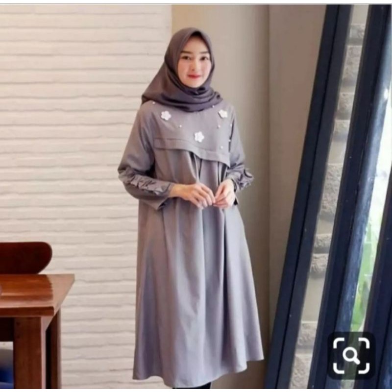 baju atasan amelia tunik / pakaian wanita / pakaian muslim / tunik