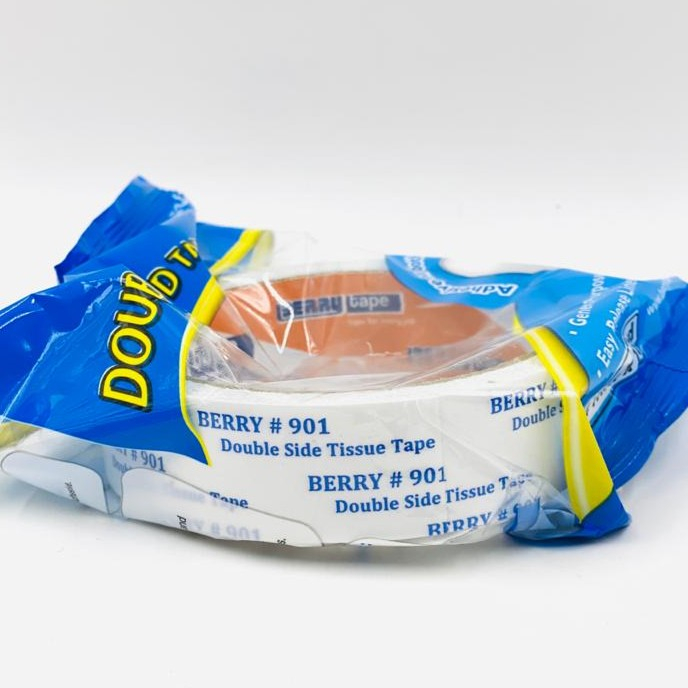 

Double Tape Berry 1/2" Inch 12mm x 10 Yard - Satuan