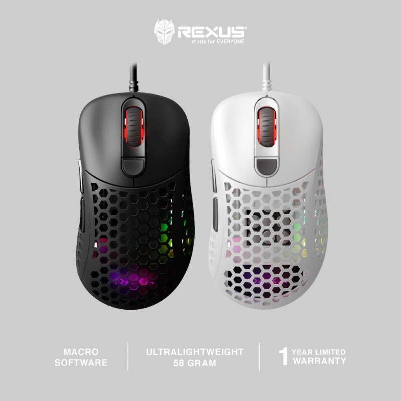 Mouse Rexus GAMING PRO DAXA AIR IV WHITE