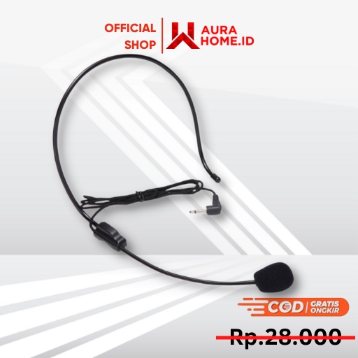 Microphone Style Call Center Omnidirectional 52dB 3.5mm / Headset Microphone Mic Clip On Bando Call 