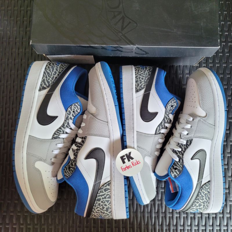 Air Jordan 1 Low SE True Blue || white indigo