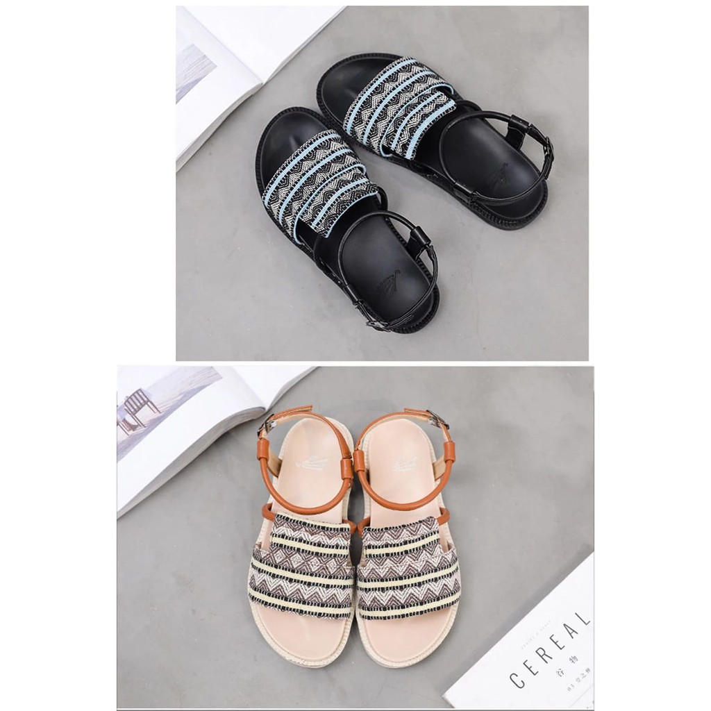 Wedges Sandal NABILLA Batik / Sanda Wanita Tali WDS 141