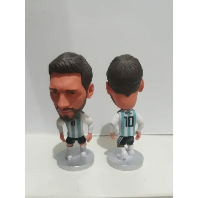 Lionel Messi - Timnas Piala Dunia Argentina - Soccerwe Kodoto Figure - Rambut Hitam Lengan Panjang