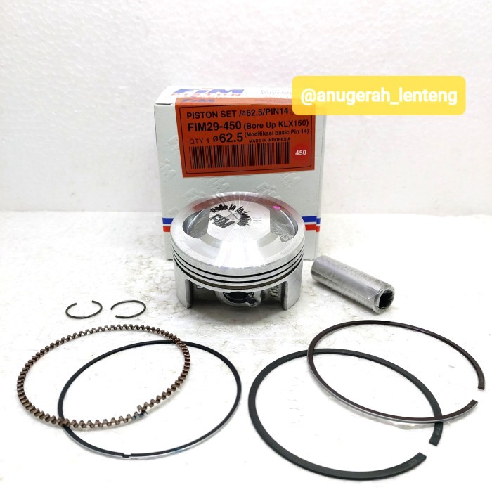 Piston Kit FIM 29 OS 450 / 4.50 ( 62.5 ) Bore Up Kawasaki KLX 150