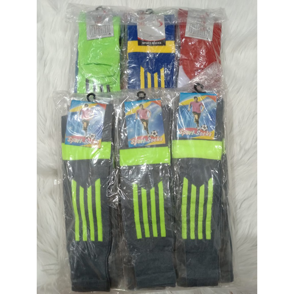 TERMURAH !!! ( 3 Pasang ) KAOS KAKI BOLA / KAOS KAKI FUTSAL