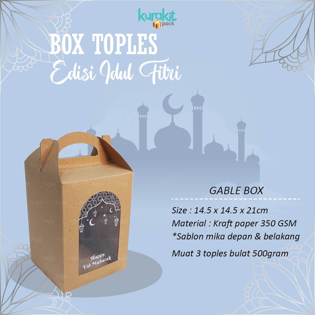 

Box Lebaran, Box Toples Kue Kering, Box Hampers