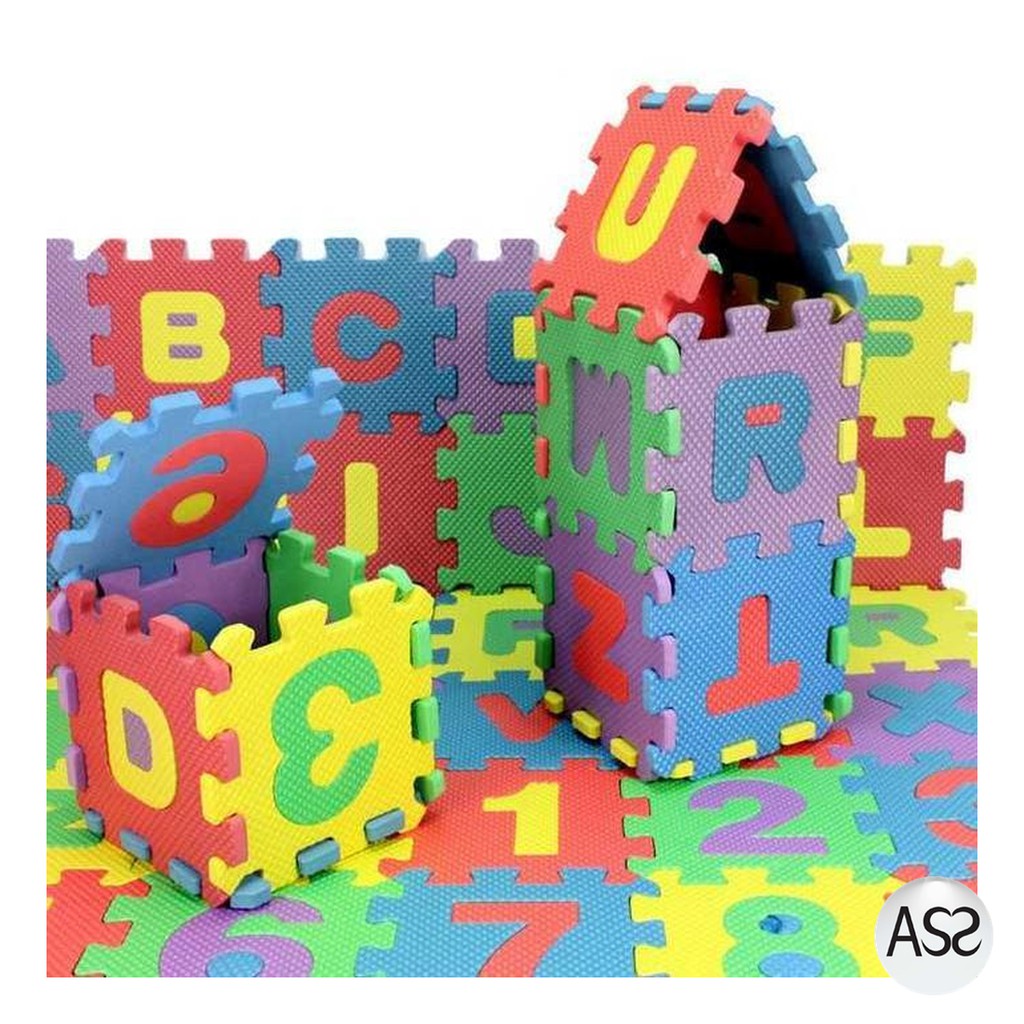 ASS Shop - Jin Wa Wa Puzzle Foam Aplhabet &amp; Angka 36PCS