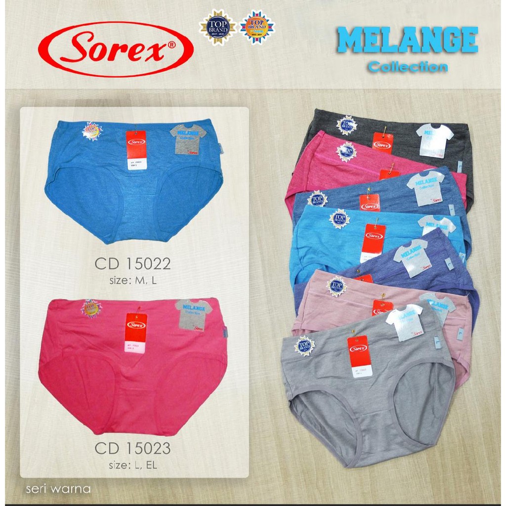 SOREX CD WANITA MELANGE COLLECTION 15023 L , EL / XL