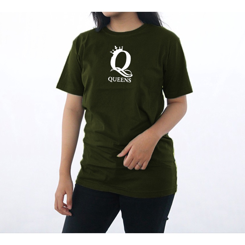 kaos wanita motif quen / baju wanita / Kaos Unisex Distro pria wanita / Baju Distro Pria Wanita / Kaos cafe time