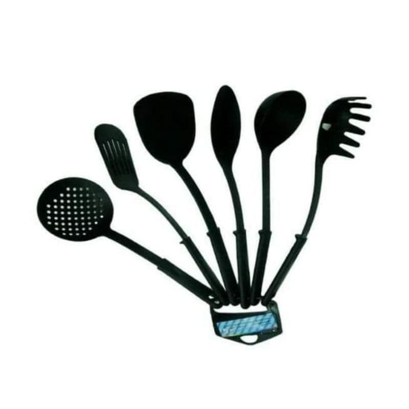 JT - Spatula Set 6 In 1 - Peralatan Tumis Masak Centong - Kitchen Tool 6IN1