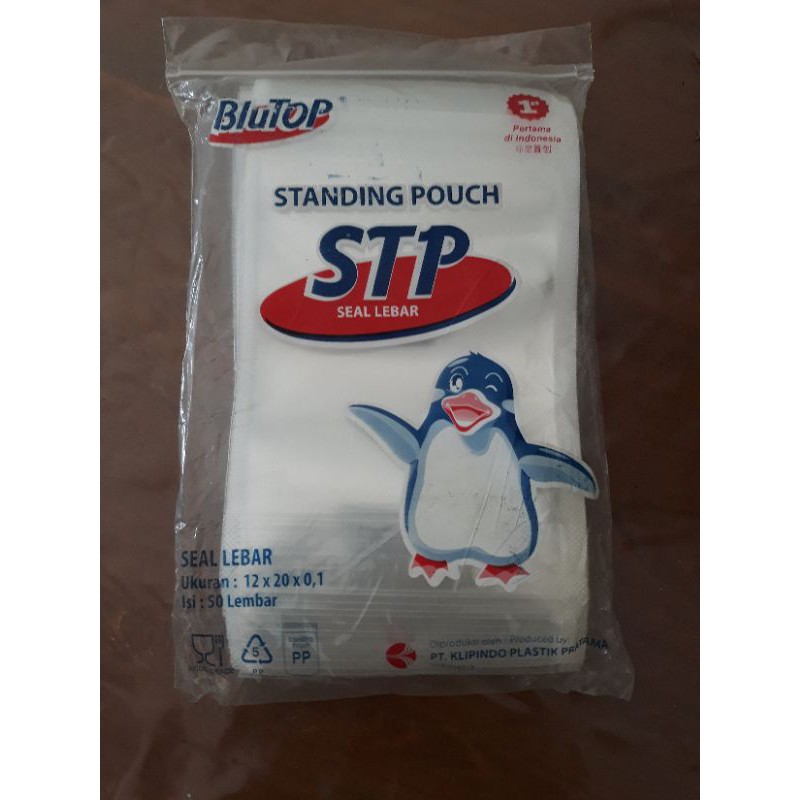 Standing pouch 12x20 / standing pouch blutop 12x20