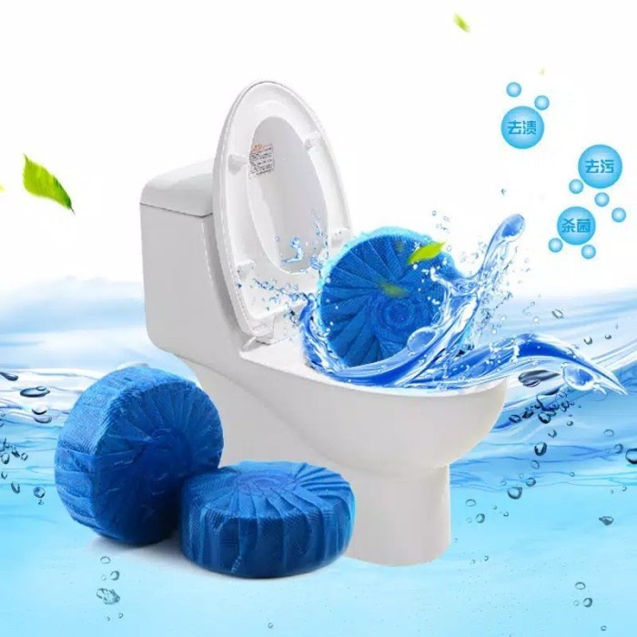 Toilet Cleaner Biru Tablet Biru Penyegar Kloset Toilet Pembersih Grosir