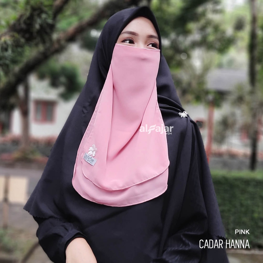 CADAR NIQOB TALI Dua Layer Ceruty Hanna by Alfajar