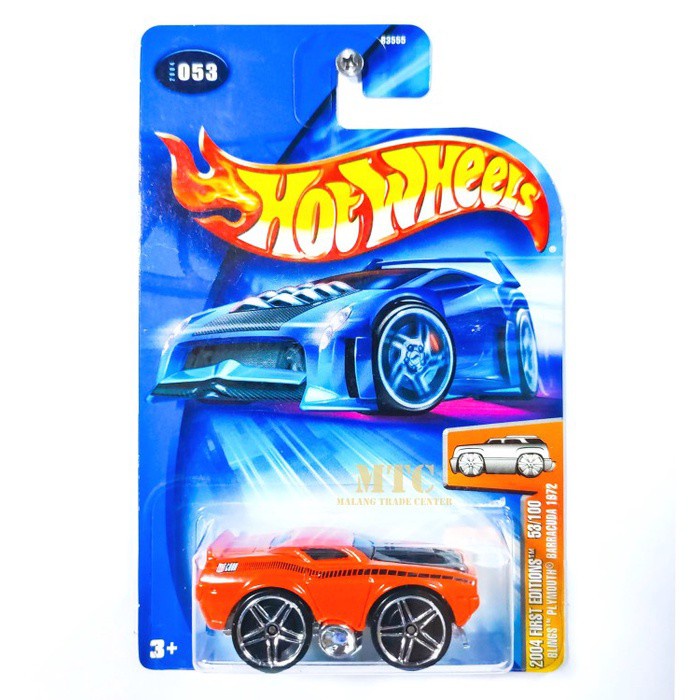 Hot Wheels Blings Plymouth Barracuda 1972 Orange BC 0621
