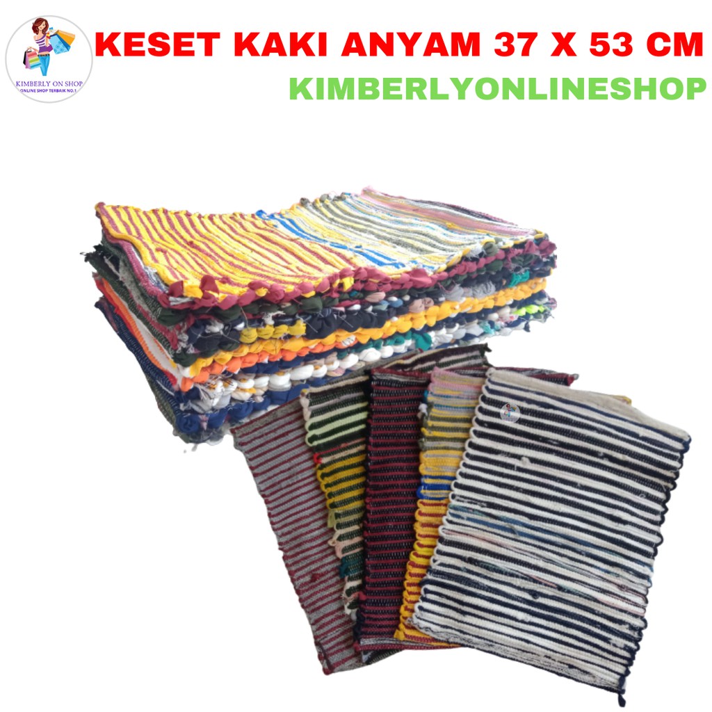 Keset Kaki Anti Slip Keset Rumah 37 x 53 Warna Random