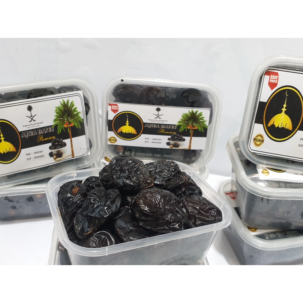 

KURMA AJWA 250gr / AJWA MADINA / Kurma ajwa premium / KURMA AJWA ASLI//oleh oleh haji dan umroh