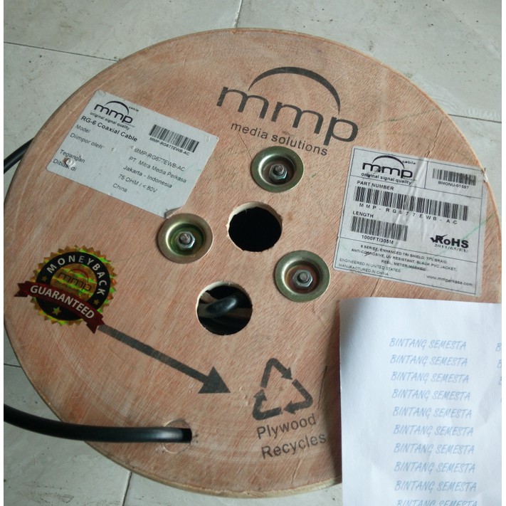 kabel tv / kabel antena tv rg 6 rg6 / kabel coaxial