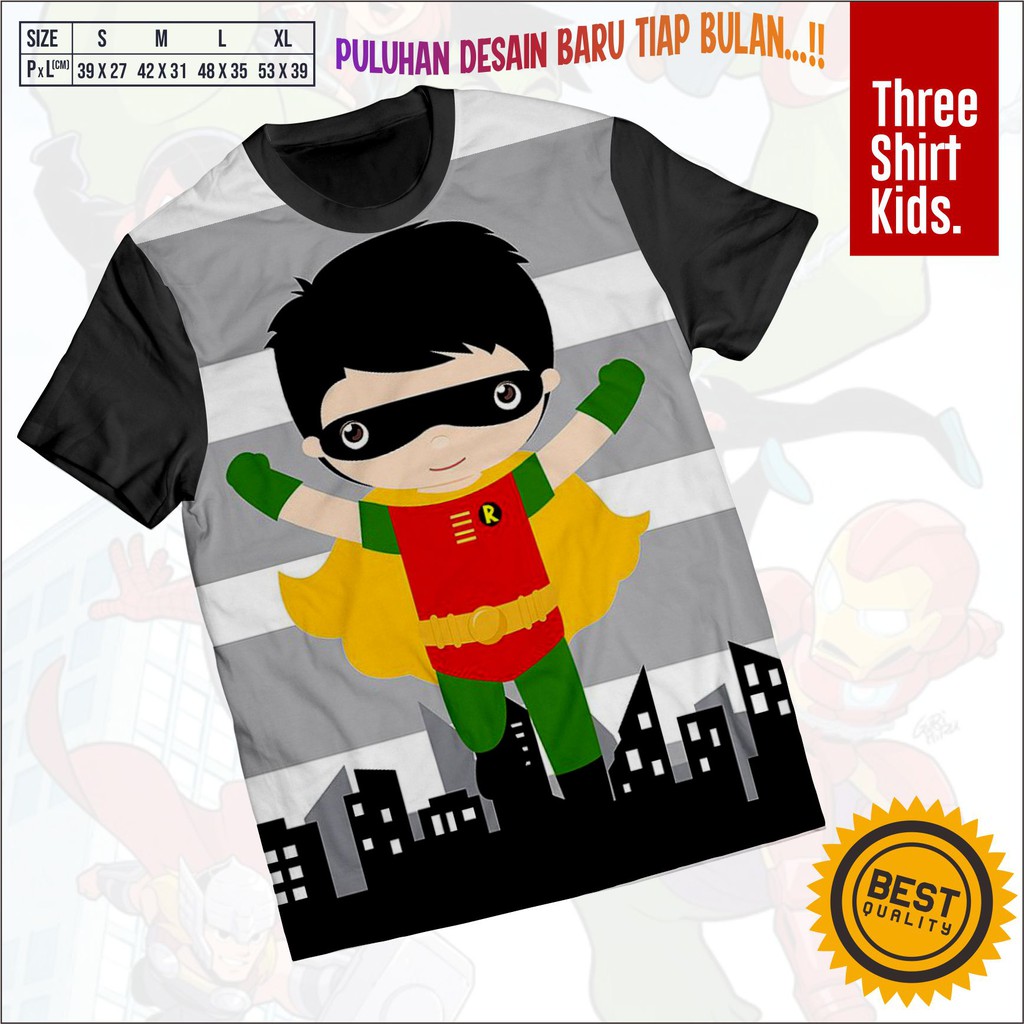 Kaos Anak Karakter Kode: ST12