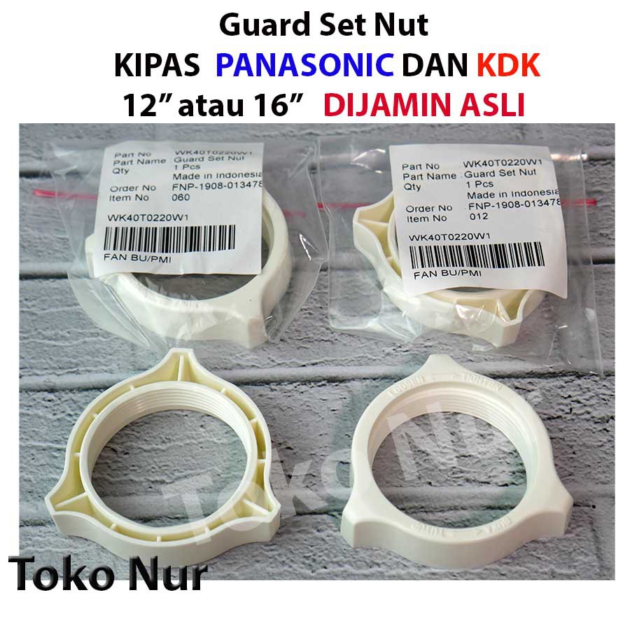 Guard Set Nut Kipas Angin Panasonic 12 dan 16 Inch