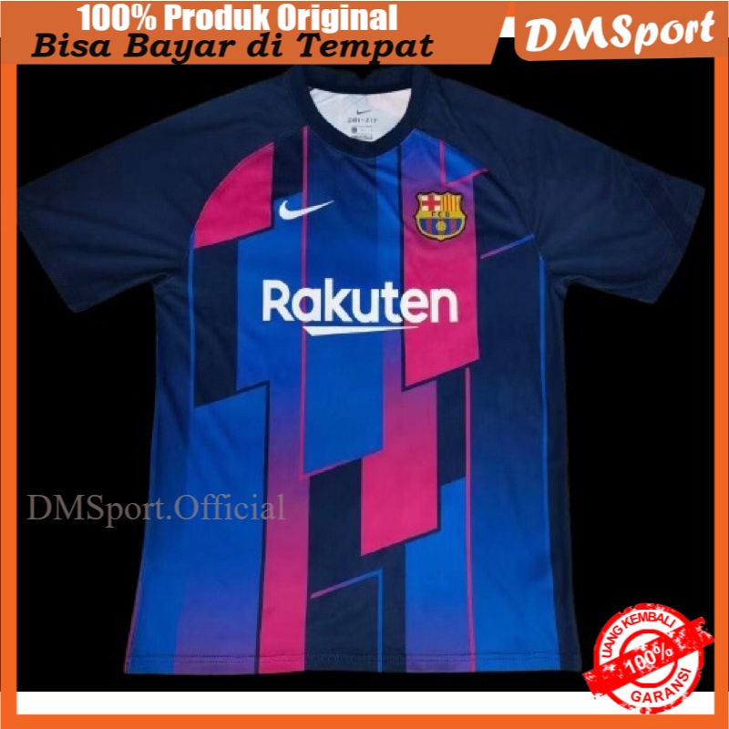 JERSEY BOLA TRAINING BARCELONA FC  2021 / 2022 GRADE ORIGINAL ASLI IMPORT JERSEY LATIHAN BARCA