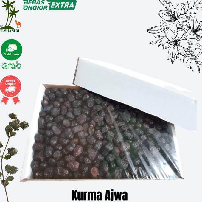 

KURMA AJWA 5KG GRADE 3 / KURMA AJWA ALIYAH / KURMA NABI DH654636E