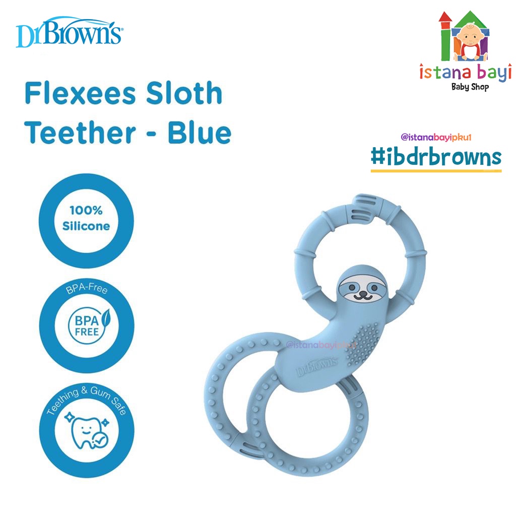 Dr Browns Sloth Limbed Silicone Teether TF010/ Gigitan Bayi