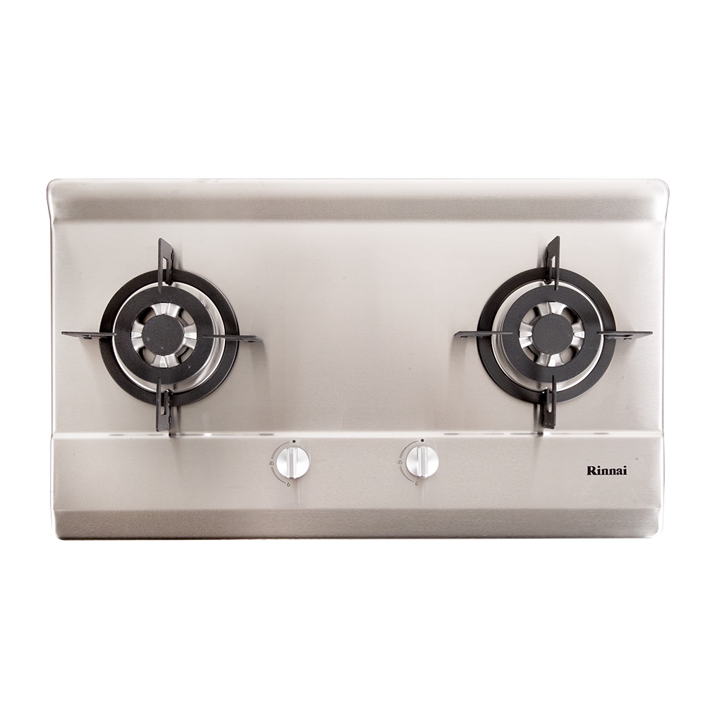 RINNAI Kompor Gas 2 Tungku Tanam Gas Stove - RB 712 N (S)