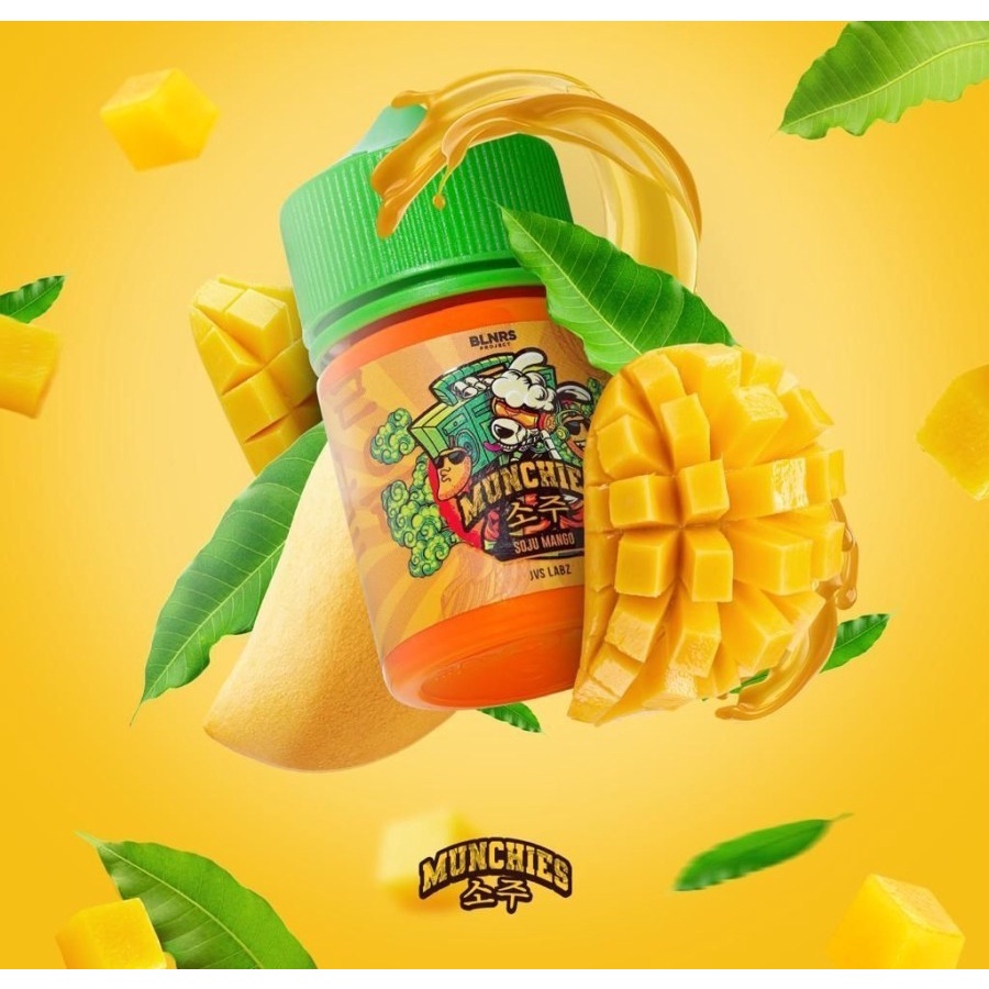 Munchies V4 Mango 60ML by Arief Muhammad x JVS Labz Berpita Cukai