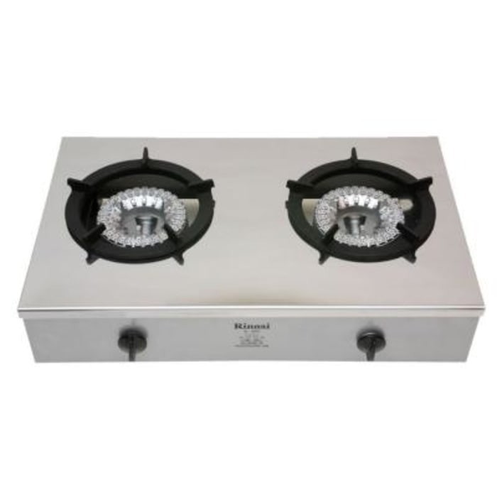 RINNAI RI 2 RSP GAS COOKER 2 STOVE / KOMPOR GAS 2 TUNGKU / RI2RSP